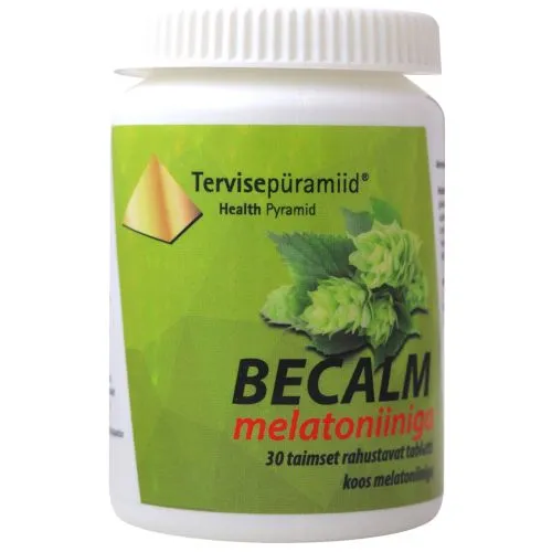 TERVISEPÜRAMIID BECALM MELATONIINIGA TBL N30