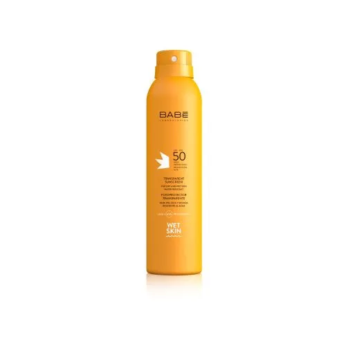 BABE PÄIKESEKAITSEAEROSOOL SPF50 VEEKINDEL 200ML