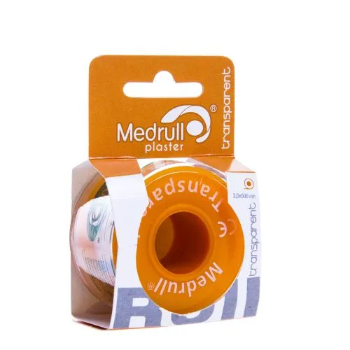 MEDRULL RULLPLAASTER TRANSPARENT 2,5X500CM KARBIS