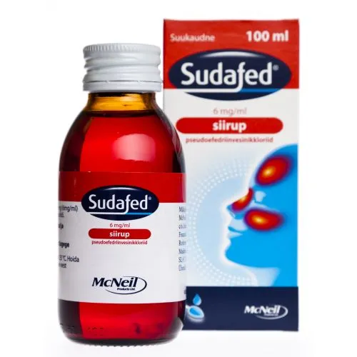 SUDAFED SIIRUP 6MG/ML 100ML