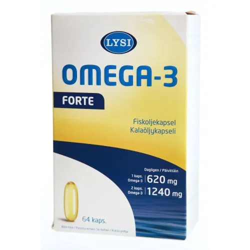 LYSI OMEGA-3 FORTE KAPSLID N64 (90G)