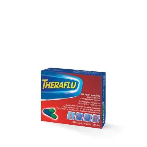 THERAFLU KÕVAKAPSEL 500MG+100MG+6,1MG N16