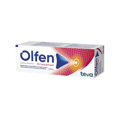 OLFEN GEEL 23,2MG/G 100G