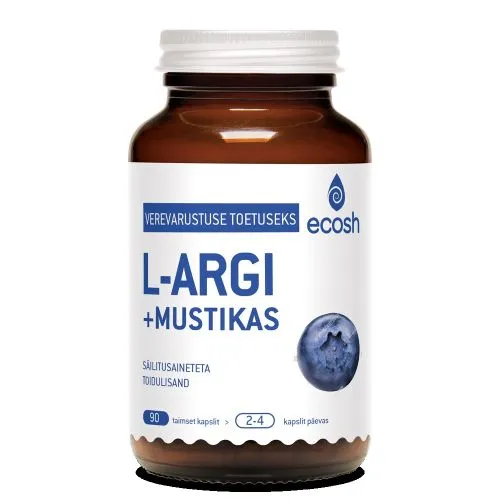 ECOSH L-ARGI+MUSTIKAS KAPSLID N90