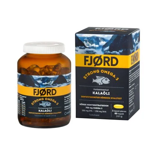 FJORD STRONG KALAÕLI OMEGA-3 KAPSLID N80