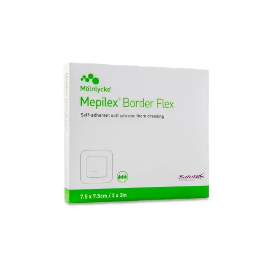 MEPILEX BORDER FLEX 7,5X7,5CM N5 STER