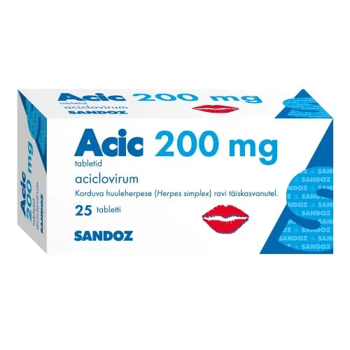 ACIC 200 TBL 200MG N25