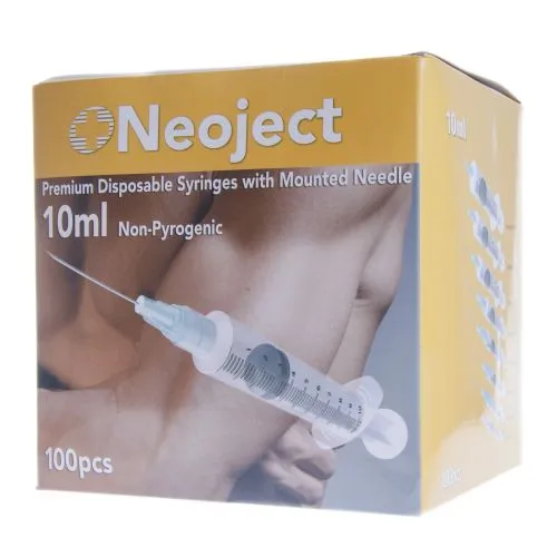 SÜSTAL NÕELAGA NEOJECT 10ML 3 OSALINE (22G) N100 /SLIP TIP/