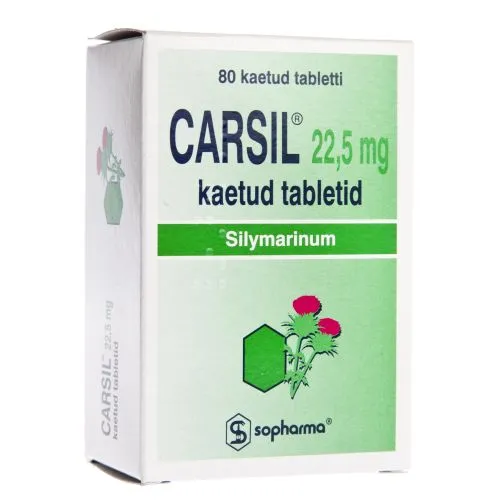 CARSIL KAETUD TBL 22,5MG N80