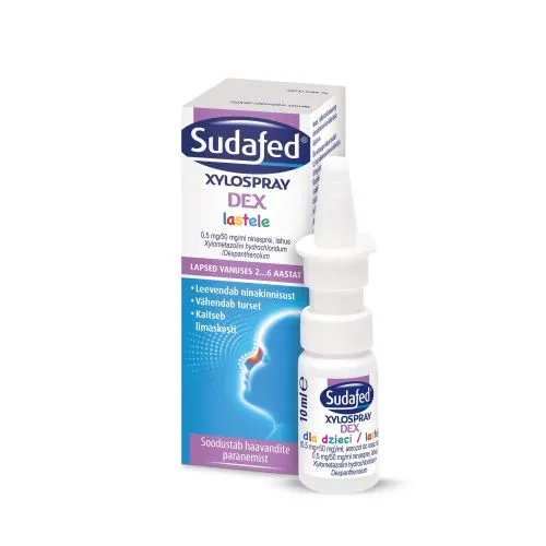 SUDAFED XYLOSPRAY DEX NINASPREI 0,5MG+50MG/ML 10ML