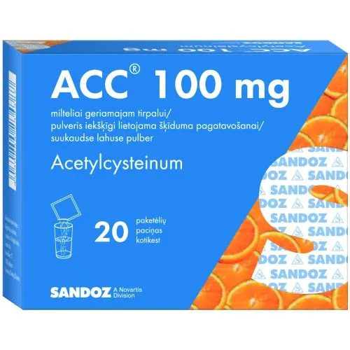 ACC 100MG SUUKAUDSE LAHUSE PULBER 100MG N20