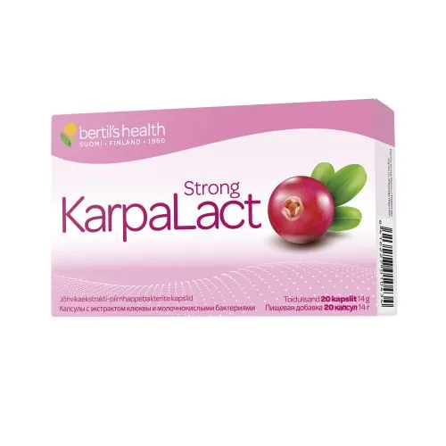 KARPALACT STRONG CAPS N20 JÕHVIKAD+PIIMHAPPEBAKTERID