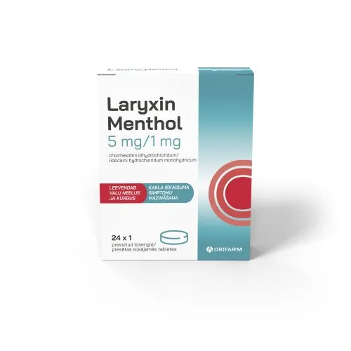 LARYXIN MENTHOL LOSENG 5MG+1MG N24