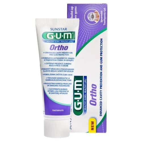 GUM ORTHO GEEL-HAMBAPASTA 75ML