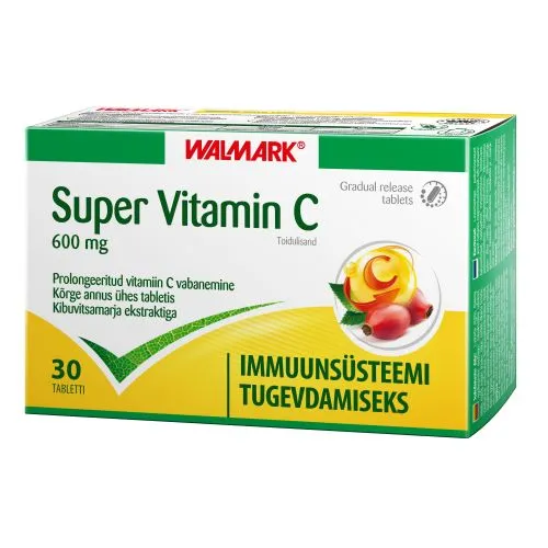 WALMARK SUPER VITAMIN C PROLONG 600MG TBL N30