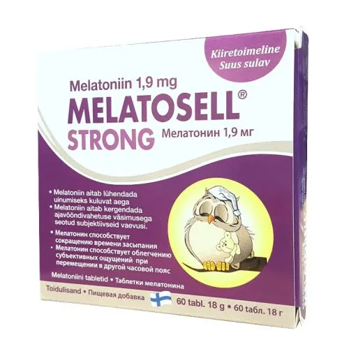 MELATOSELL STRONG TBL 1,9MG N60