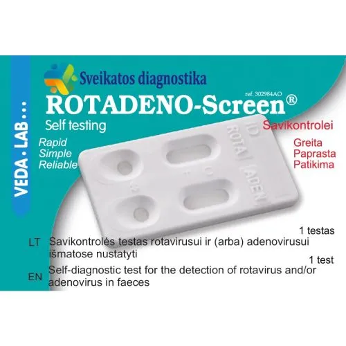 VEDALAB KIIRTEST ROTA- JA ADENOVIIRUSE TUVASTAMISEKS N1