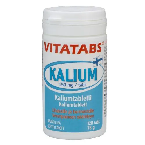 VITATABS KAALIUM TBL 150MG N120