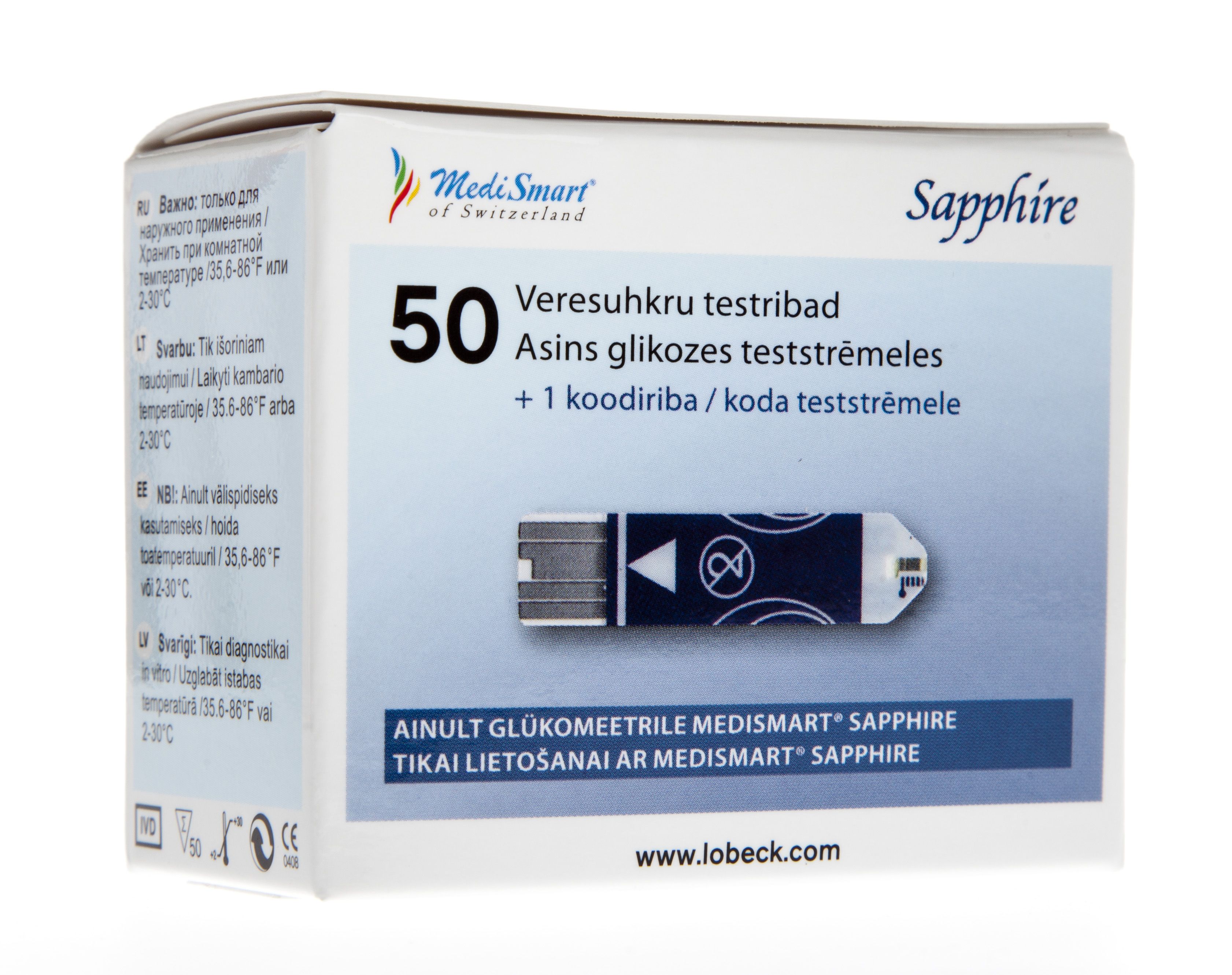 MEDISMART SAPPHIRE TESTRIBAD N50